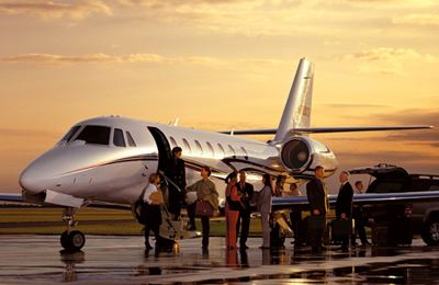 Privé vliegtuigen naar Ibiza