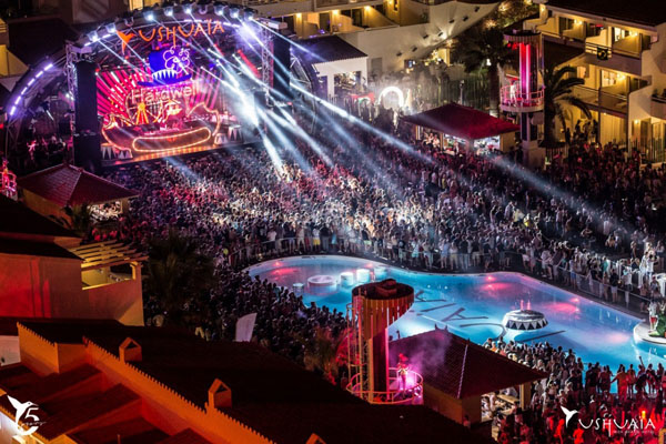 Club Ushuaïa bij Playa d'en Bossa